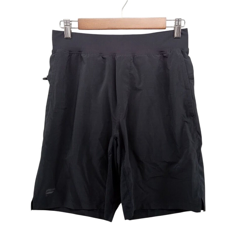 Fabletics Mens The One Short 9" Black Athletic Gym Training Running Shorts Small